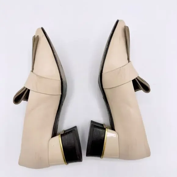 Tory Burch Multi Logo Kiltie Loafer Pumps (Size 6) - Picture 9 of 16